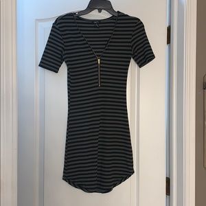 Striped Bodycon Dress